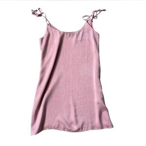 Blush Pink Mini Dress